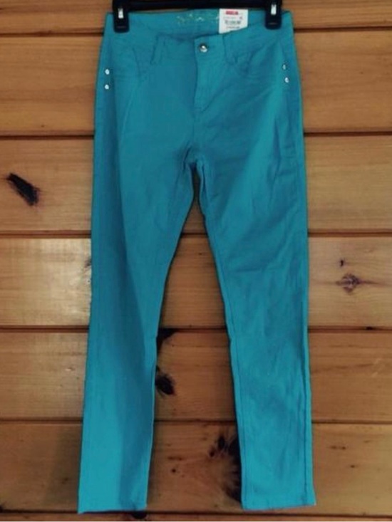 total girl Other - NWT Sparkly Glitter Total Girl Turquoise Pants 14R Jeans Leggings